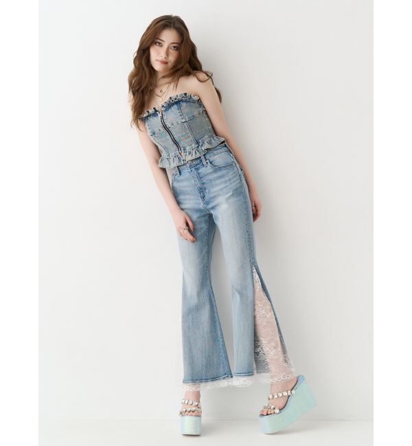 EVRIS「【待望の再入荷】ビジュープラットフォームサンダル」|サンダル|