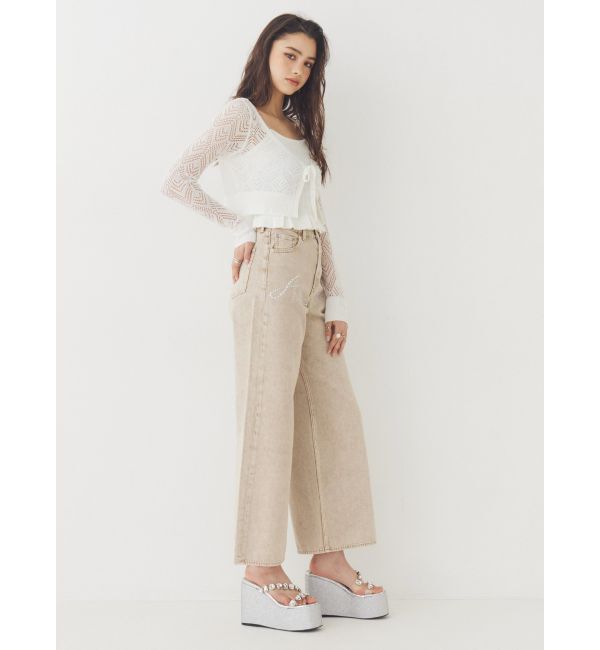 EVRIS「【待望の再入荷】ビジュープラットフォームサンダル」|サンダル|