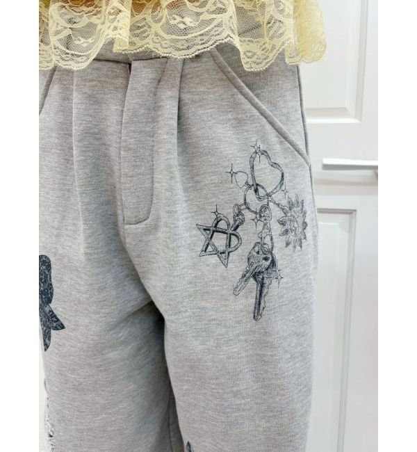 EVRIS「グラフィックデザインワイドパンツ」|その他|