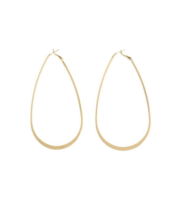 EVRIS「BIG WIDE HOOP ピアス」|ピアス|