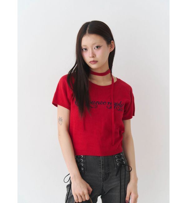 jouetie「コンパクトニットトップス」|Tシャツ・カットソー|