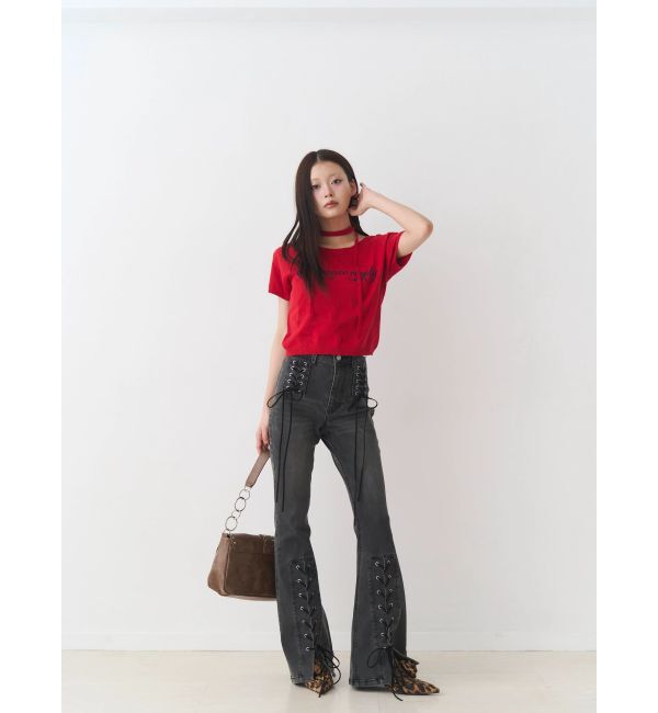 jouetie「コンパクトニットトップス」|Tシャツ・カットソー|
