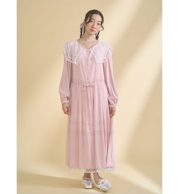 merry jenny「airy lace collarワンピース」|ワンピース|