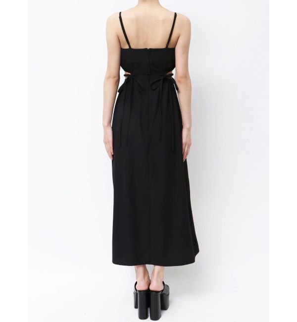 GYDA「SIDE OPEN BACK RIBBON LONGワンピース」|ワンピース|