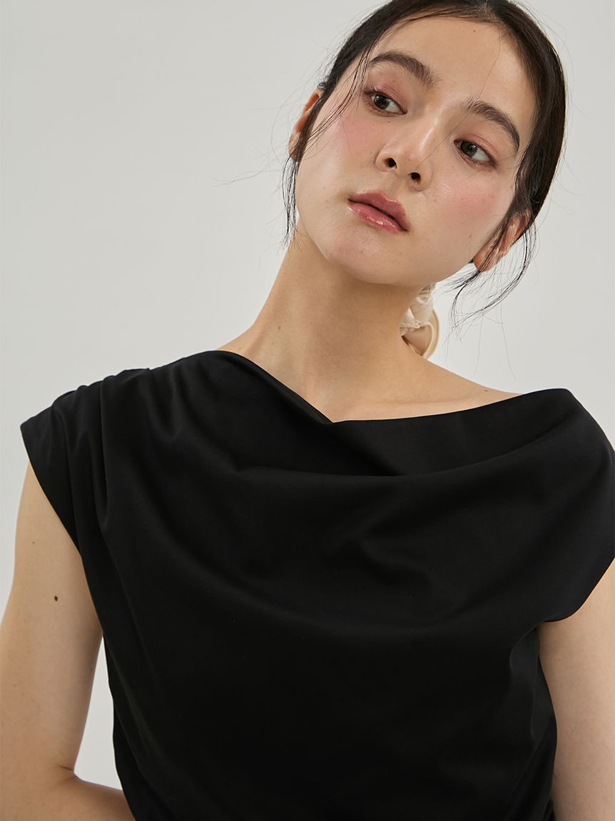 Mila Owen「シルキータッチトップス&times;スカートSET UP」|ワンピース|