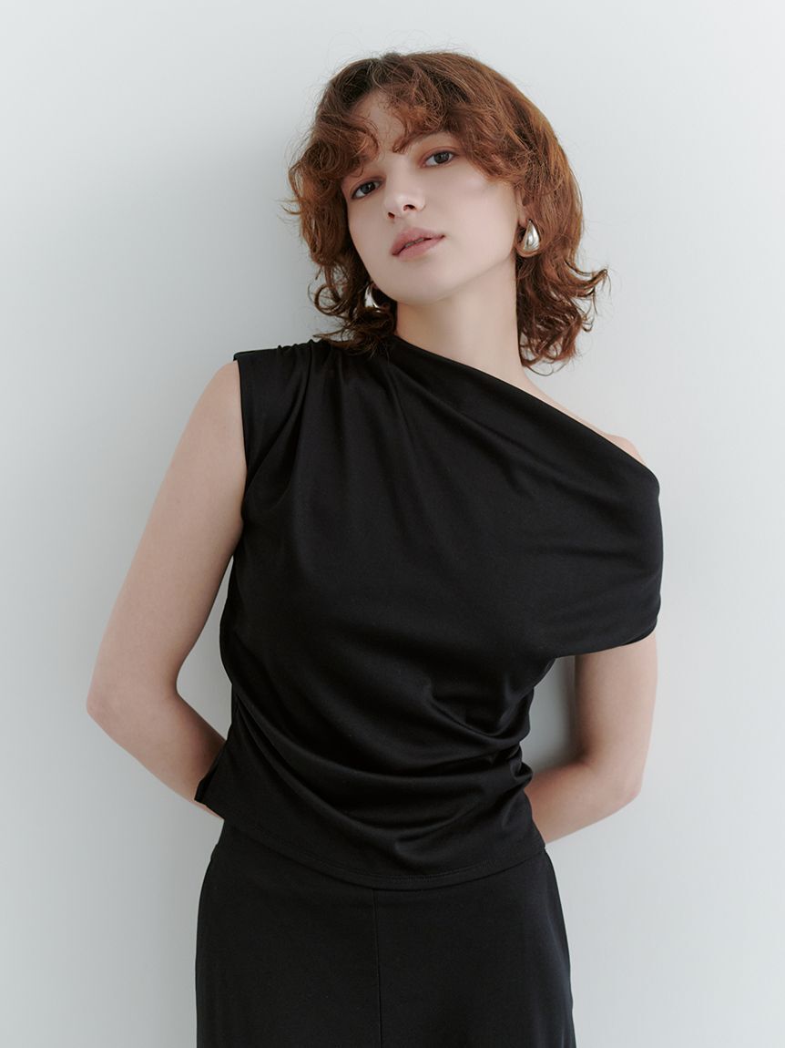 Mila Owen「シルキータッチトップス&times;スカートSET UP」|ワンピース|