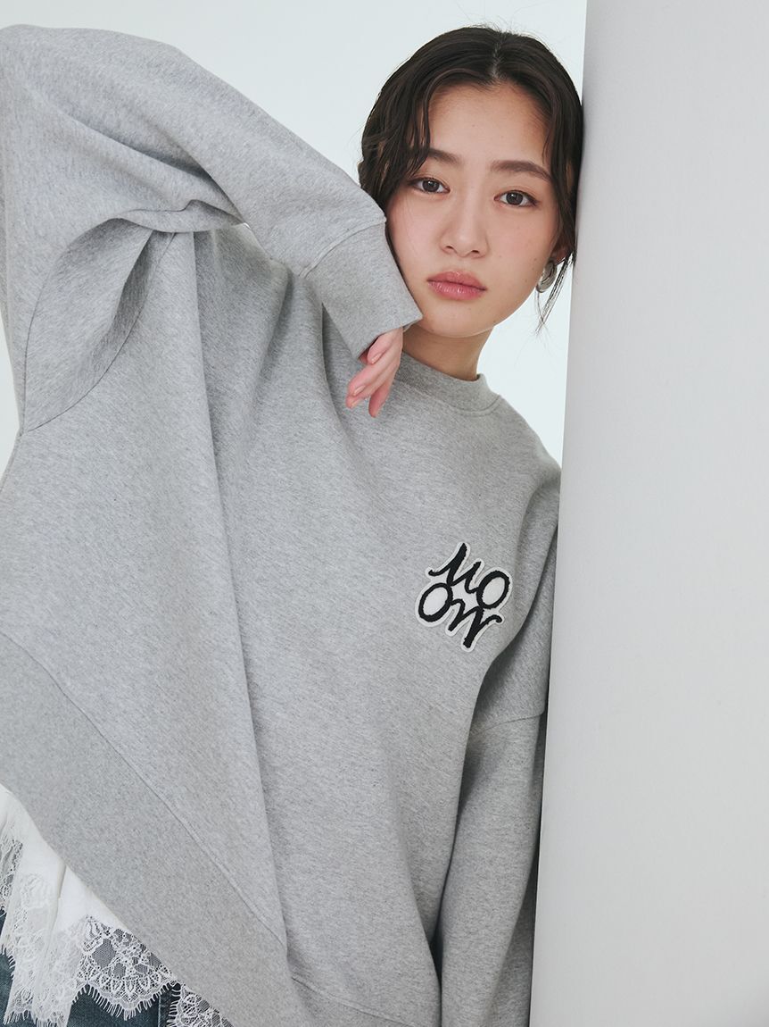 Mila Owen「【WEB限定】Mロゴビッグトレーナー・スウェット」|スウェット・ジャージ|