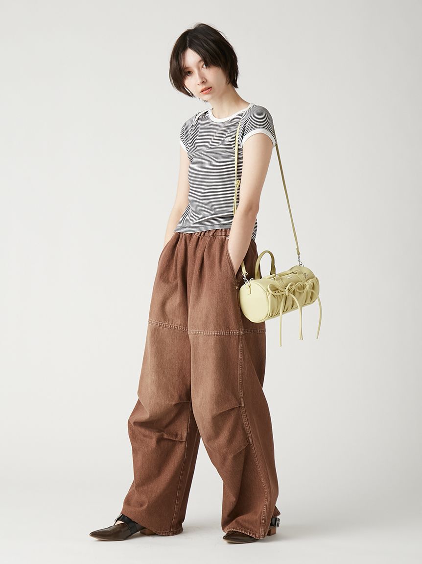 FURFUR「ロゴ刺繍コンパクトTシャツ」|Tシャツ・カットソー|