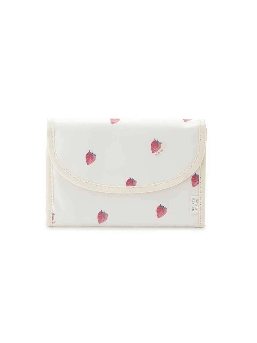GELATO PIQUE KIDS & BABY「【販路限定】総柄母子手帳ケースS」|マタニティ・ママグッズ|RED