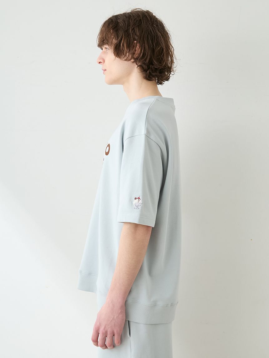 gelato pique「【UNISEX】裏毛ロゴプリントプルオーバー」|ルームウェア|