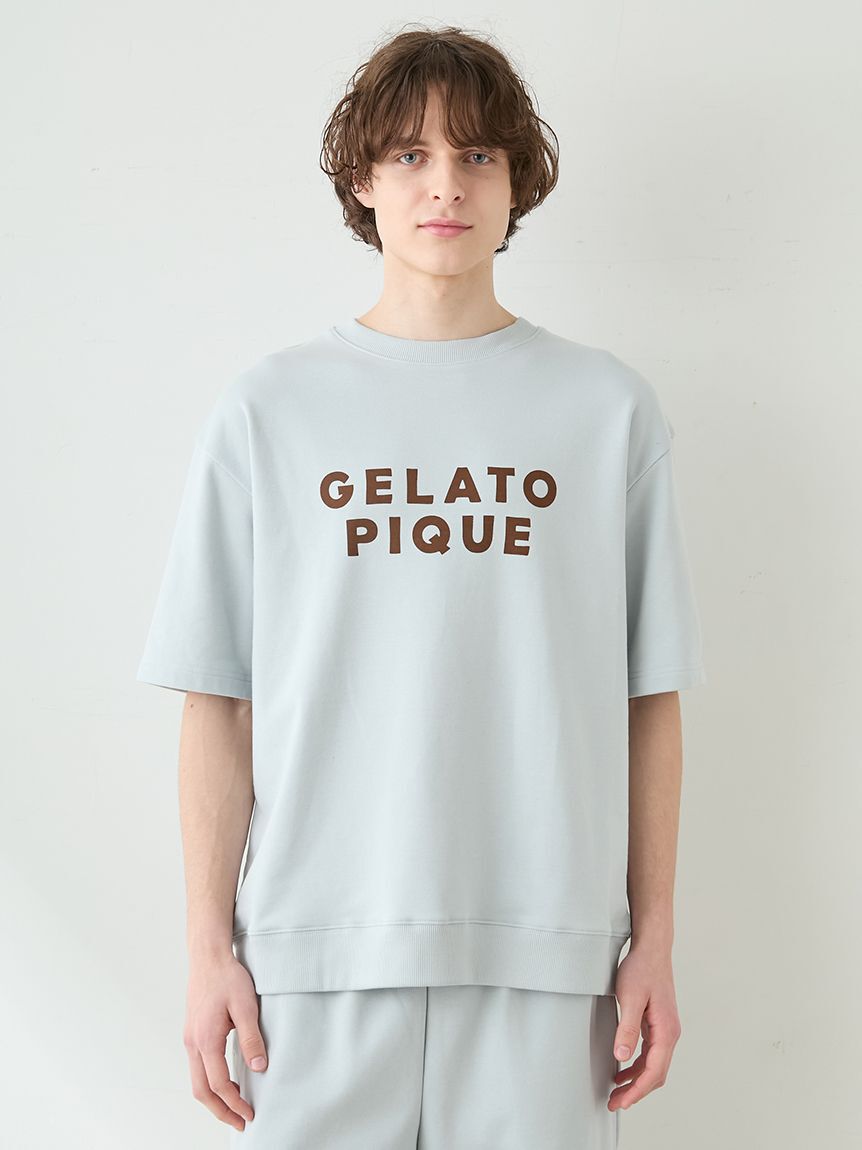 gelato pique「【UNISEX】裏毛ロゴプリントプルオーバー」|ルームウェア|