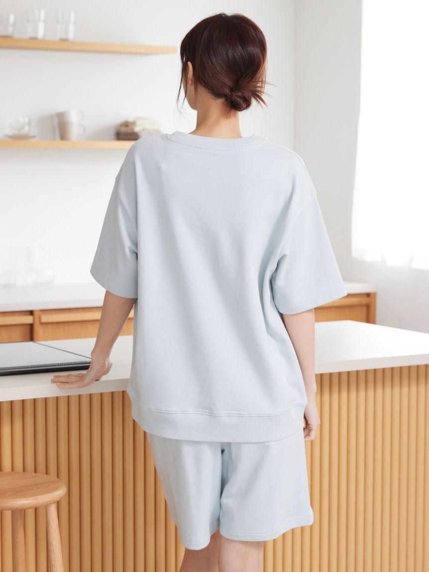 gelato pique「【UNISEX】裏毛ロゴプリントプルオーバー」|ルームウェア|