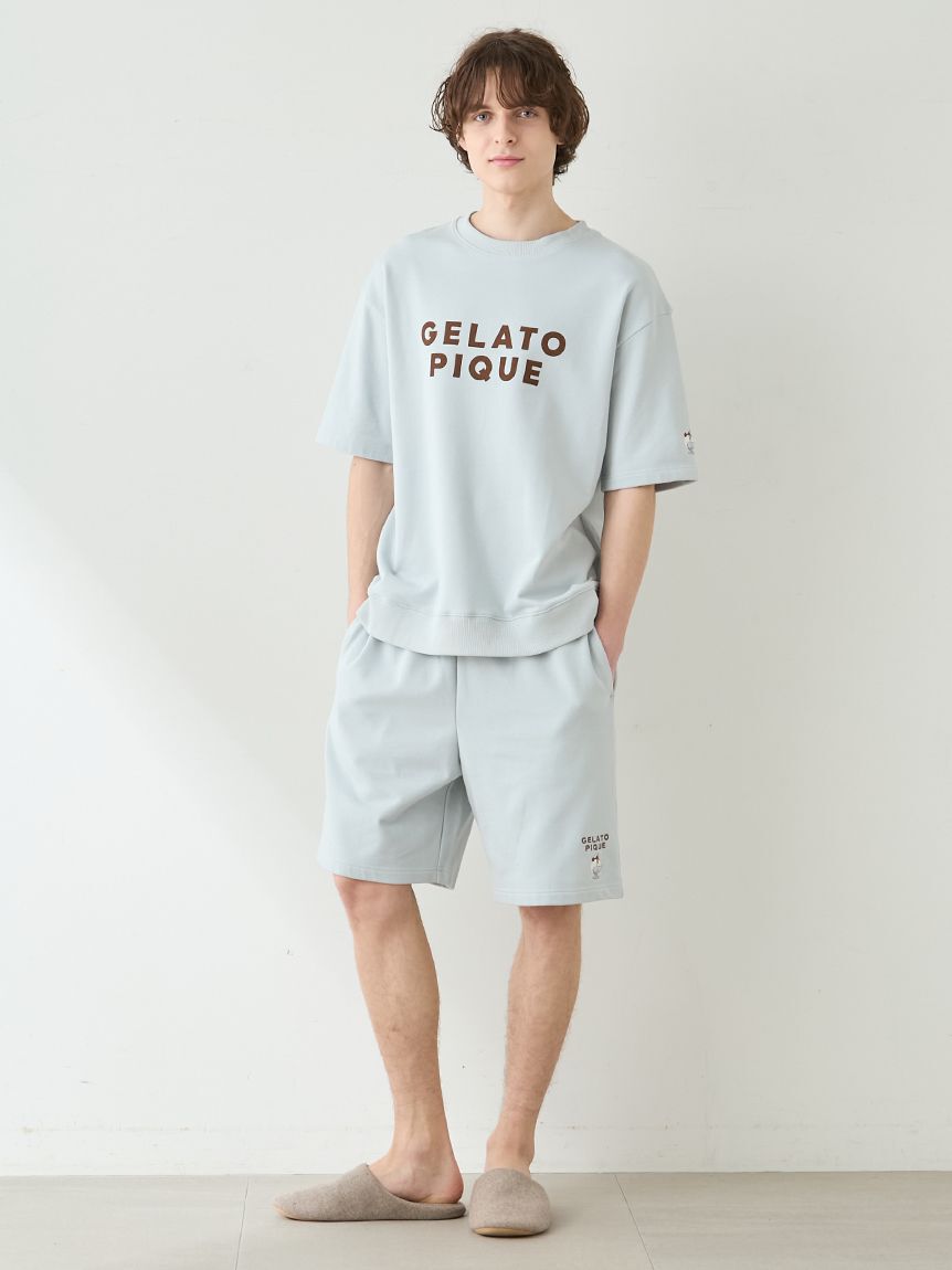 gelato pique「【UNISEX】裏毛ロゴプリントプルオーバー」|ルームウェア|