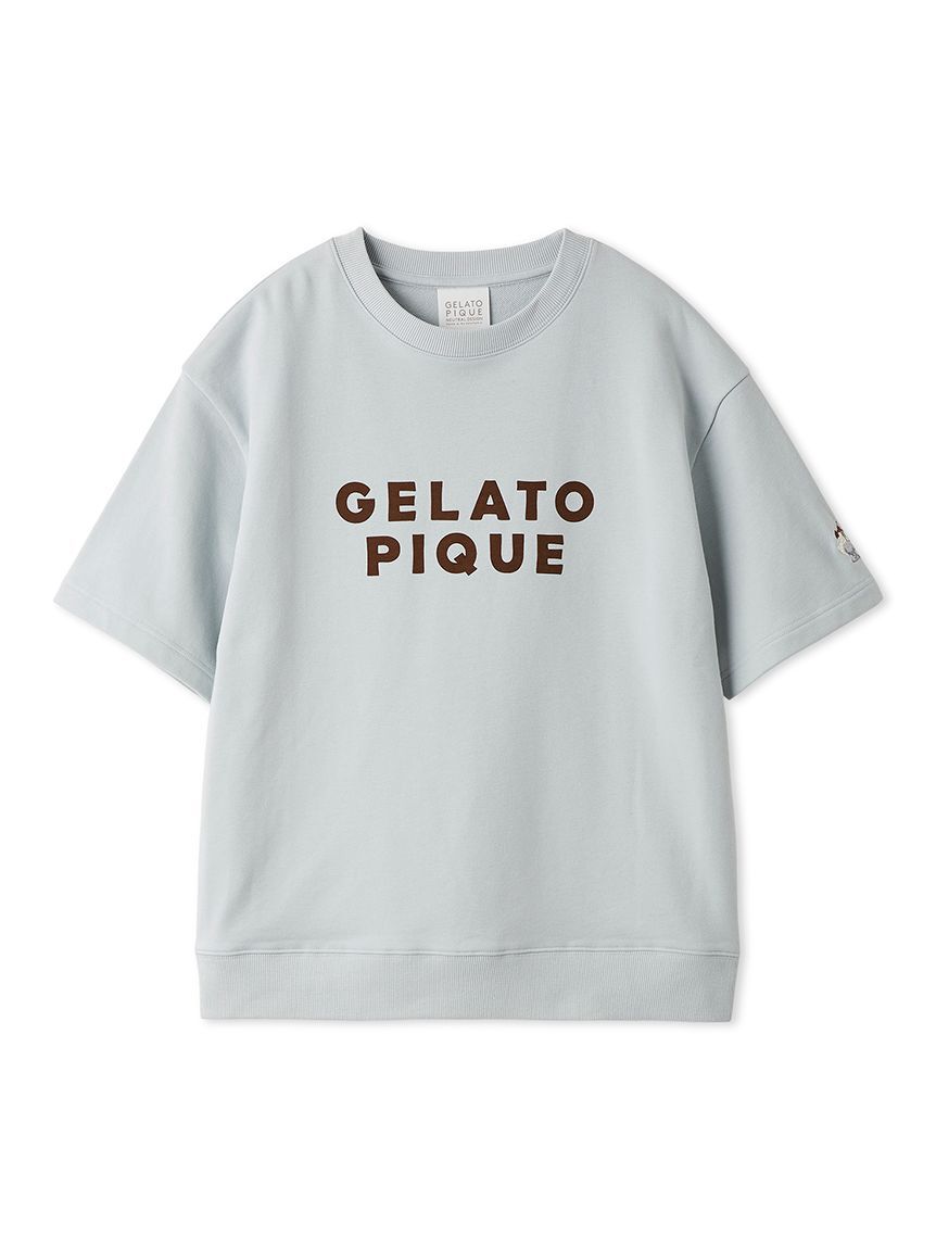 gelato pique「【UNISEX】裏毛ロゴプリントプルオーバー」|ルームウェア|