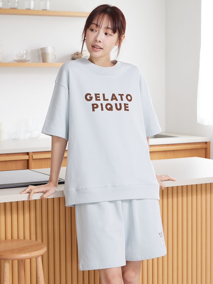 gelato pique「【UNISEX】裏毛ロゴプリントプルオーバー」|ルームウェア|MNT