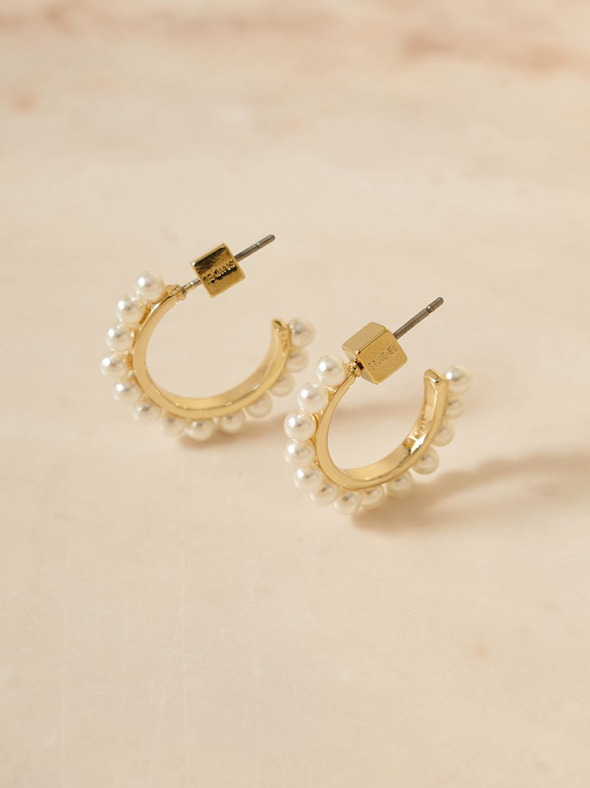 SNIDEL「パールビーズバリエピアス」|ピアス|