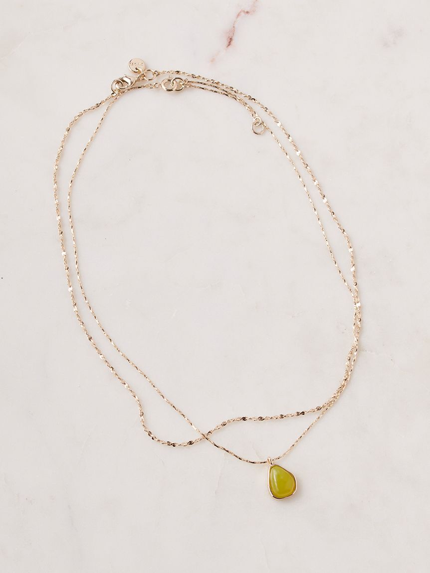 SNIDEL「ナチュラルストーンネックレス」|ネックレス|LIME