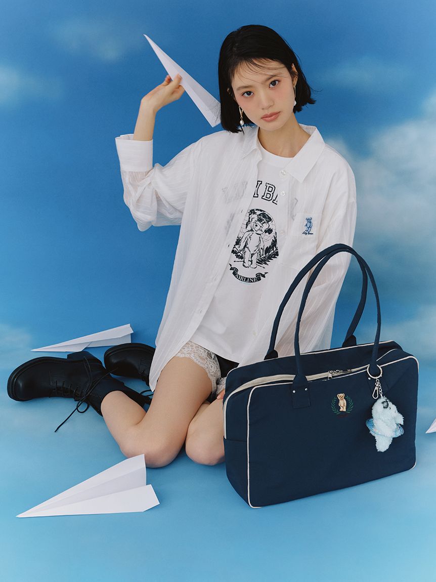 LILY BROWN「【限定カラー】【Lily Bear】キャリーオンボストンバッグ」|ボストンバッグ|