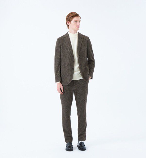 MACKINTOSH PHILOSOPHY「テーラードジャージー ジャケット グレンチェック/千鳥」|テーラードジャケット|