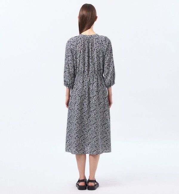 MACKINTOSH PHILOSOPHY「バイカラーフラワープリントワンピース」|ワンピース|