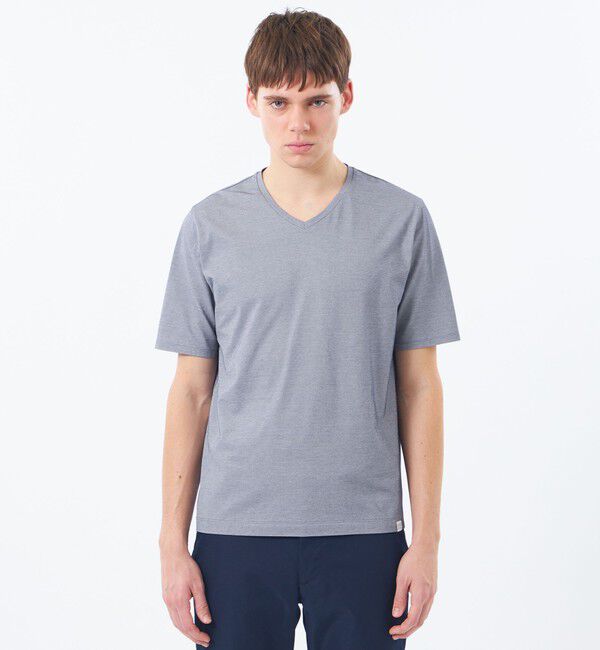 MACKINTOSH PHILOSOPHY「VネックTシャツ 36Gノードシールドハニカム」|Tシャツ・カットソー|