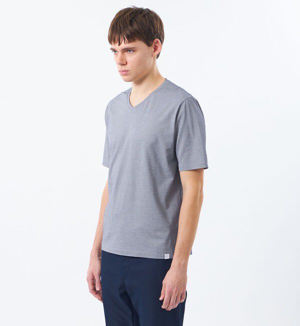 MACKINTOSH PHILOSOPHY「VネックTシャツ 36Gノードシールドハニカム」|Tシャツ・カットソー|