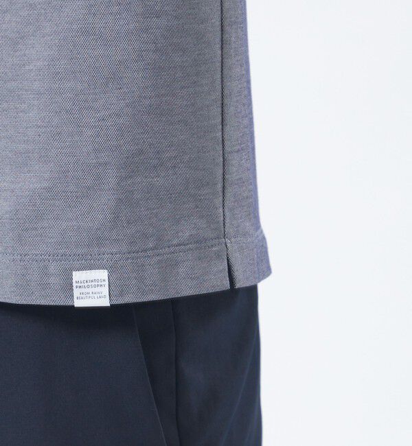 MACKINTOSH PHILOSOPHY「VネックTシャツ 36Gノードシールドハニカム」|Tシャツ・カットソー|