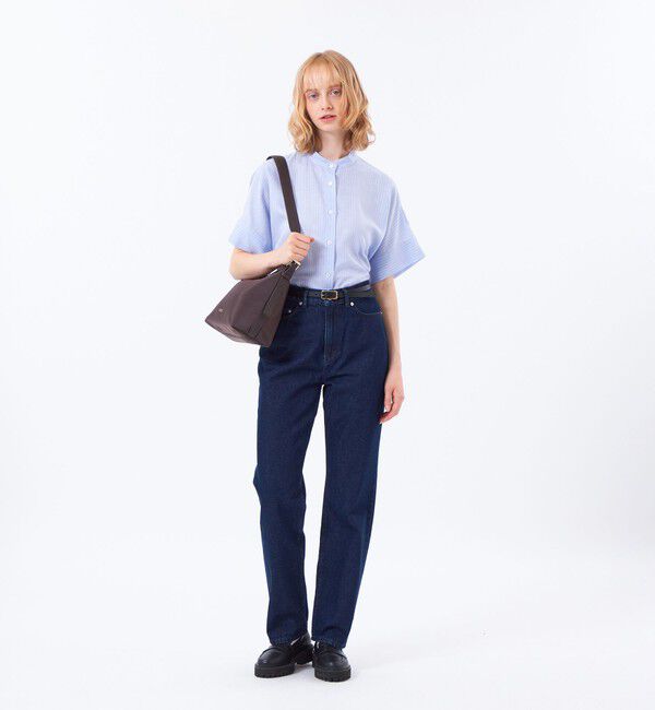 MACKINTOSH PHILOSOPHY「リネンミックスバンドカラーシャツ」|シャツ・ブラウス|