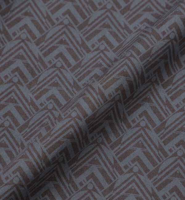 MACKINTOSH PHILOSOPHY「GREY LABEL ジオメトリックスタンドカラーブラウス」|シャツ・ブラウス|