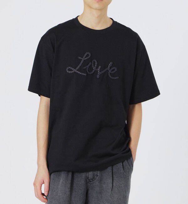  「LOVEコード刺繍Tシャツ」|Tシャツ・カットソー|