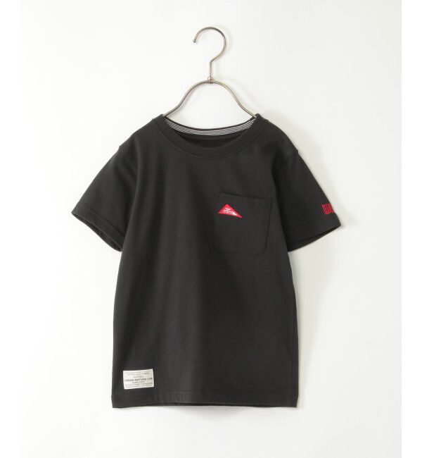 ikka kids「【親子おそろい】URBAN NATURE LIFE ワッペンTシャツ（120~160cm）」|Tシャツ・カットソー|ブラック
