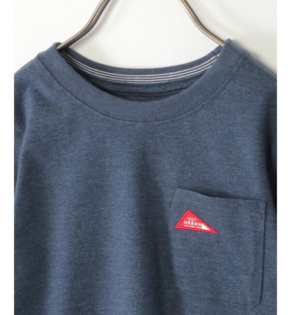 ikka kids「【親子おそろい】URBAN NATURE LIFE ワッペンTシャツ（120~160cm）」|Tシャツ・カットソー|