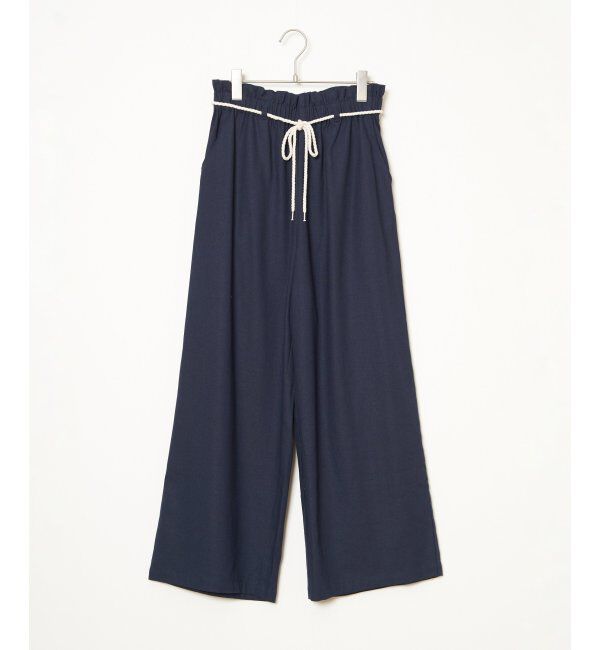 Lbc with Life「リネン混ロープベルトイージーパンツ」|その他|