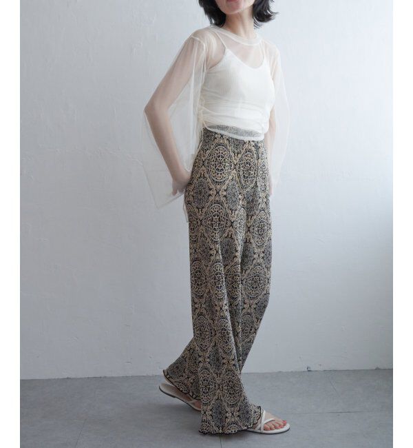 VENCE share style「サイドシャーリングチュールトップス」|その他|