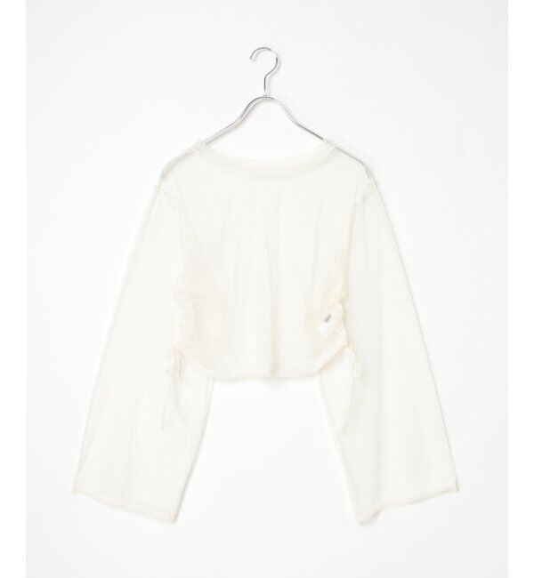 VENCE share style「サイドシャーリングチュールトップス」|その他|