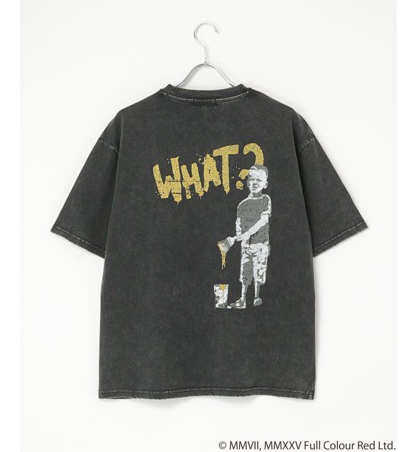 VENCE share style「Banksy バンクシー Whatever Boy スノーウォッシュTシャツ」|Tシャツ・カットソー|