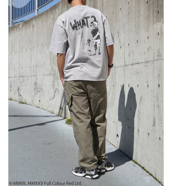 VENCE share style「Banksy バンクシー Whatever Boy スノーウォッシュTシャツ」|Tシャツ・カットソー|
