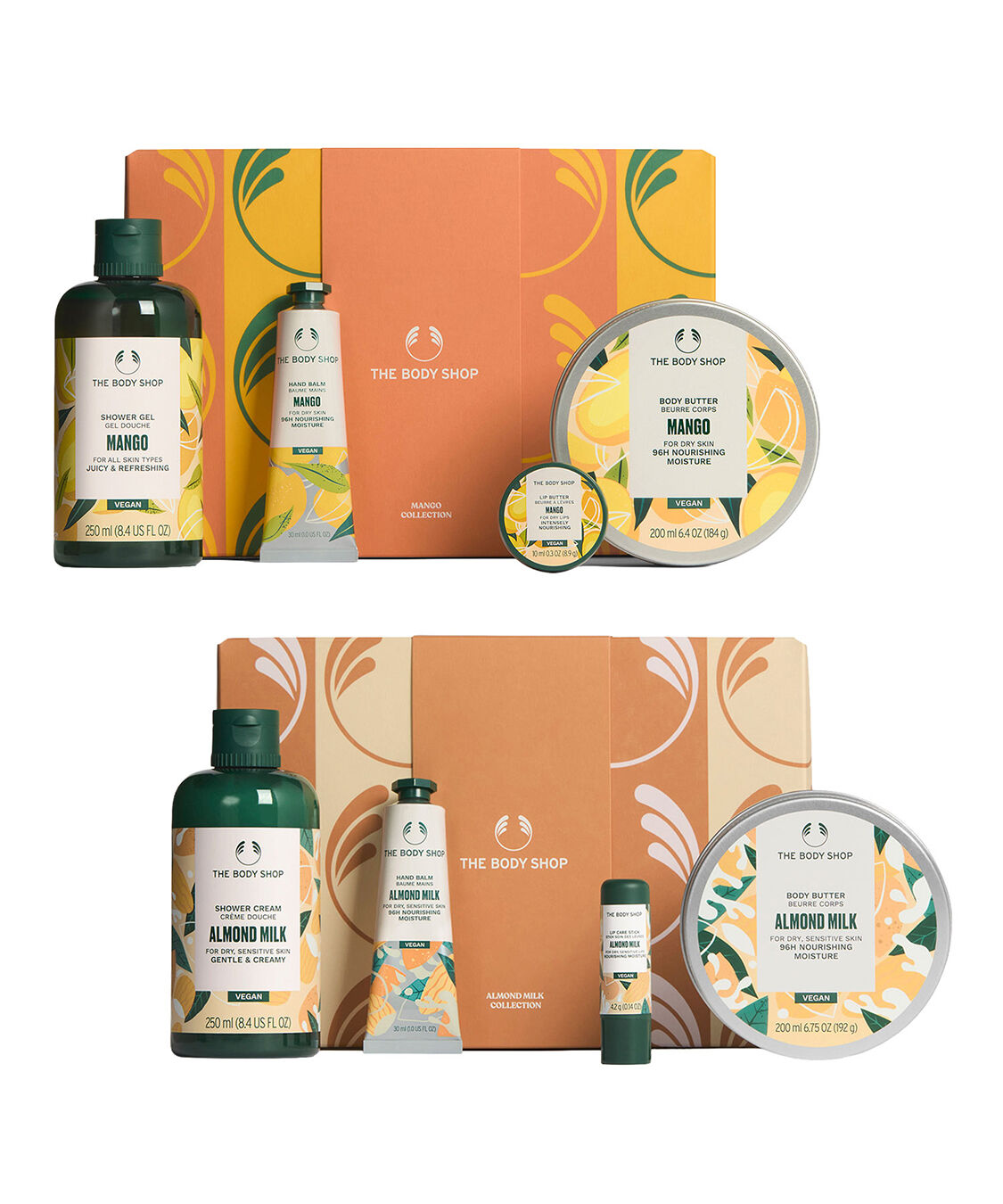 THE BODY SHOP「ボディケアコレクション AM（香り：アーモンドミルク）」|キット・セット|