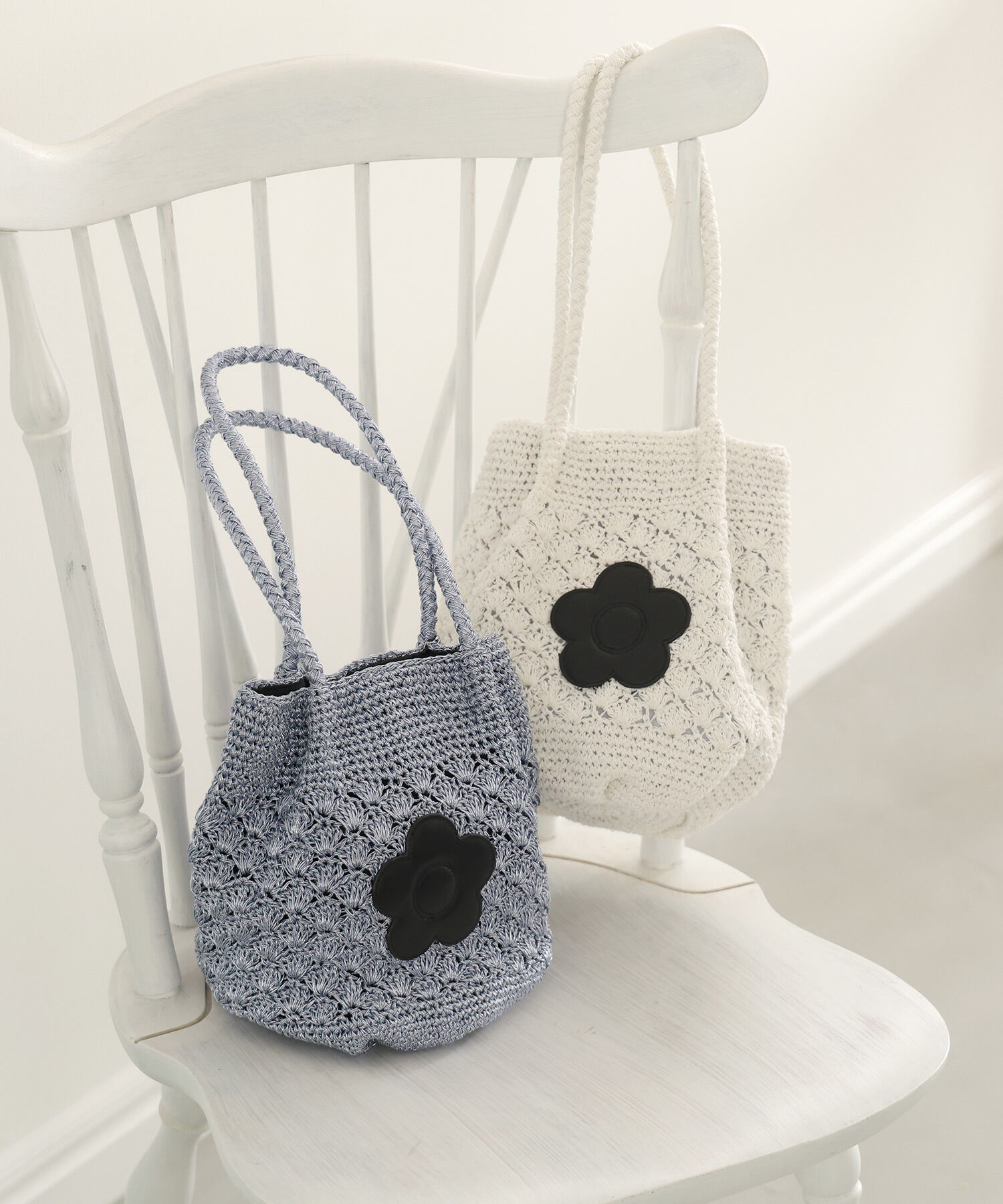 MARY QUANT「ラメクロッシェ ミニトート」|トートバッグ|