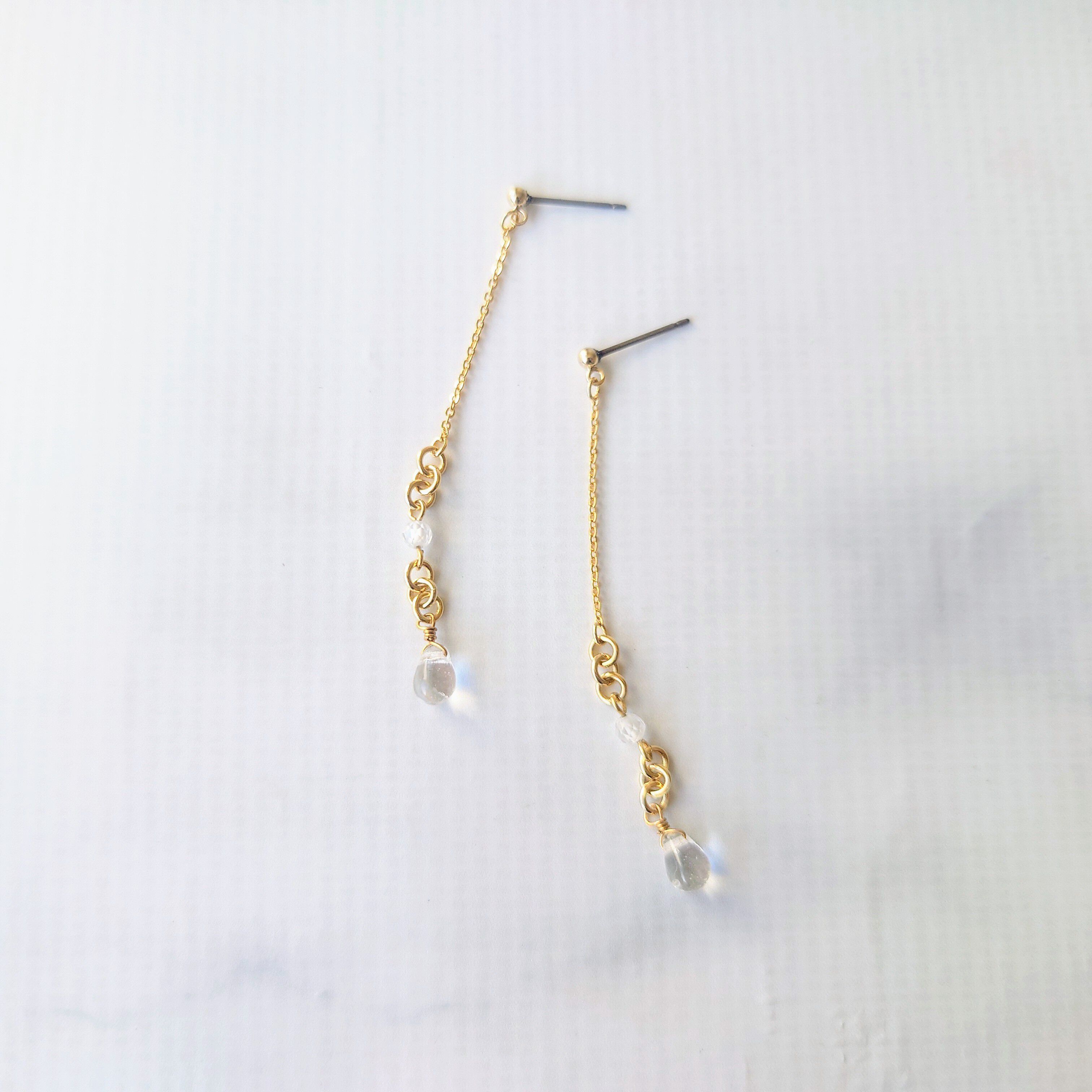 MARQUISE「クリアドロップピアス」|ピアス|