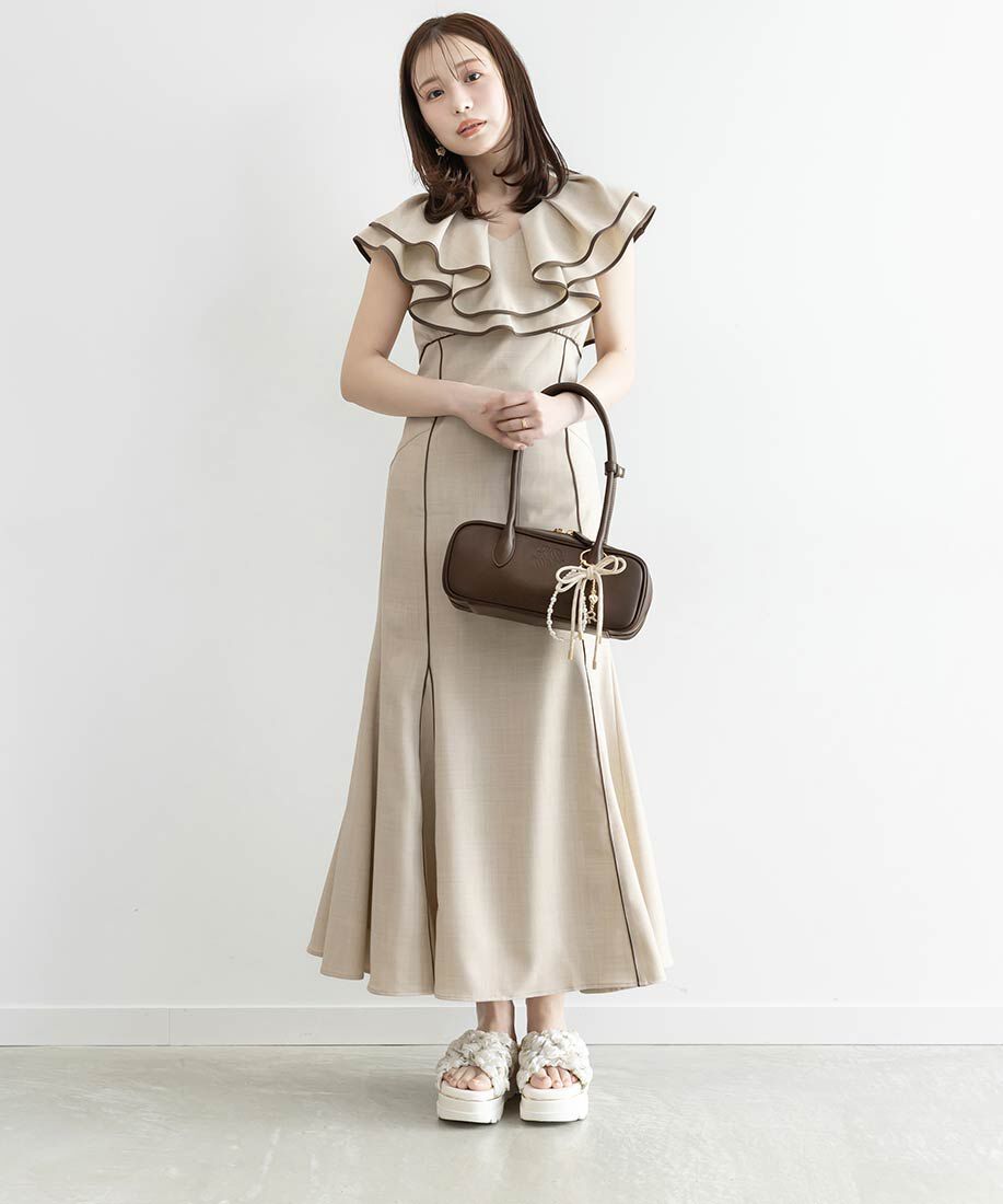  「【Lemon Collection】レモンプリントシャーリングベルトサンダル」|サンダル|