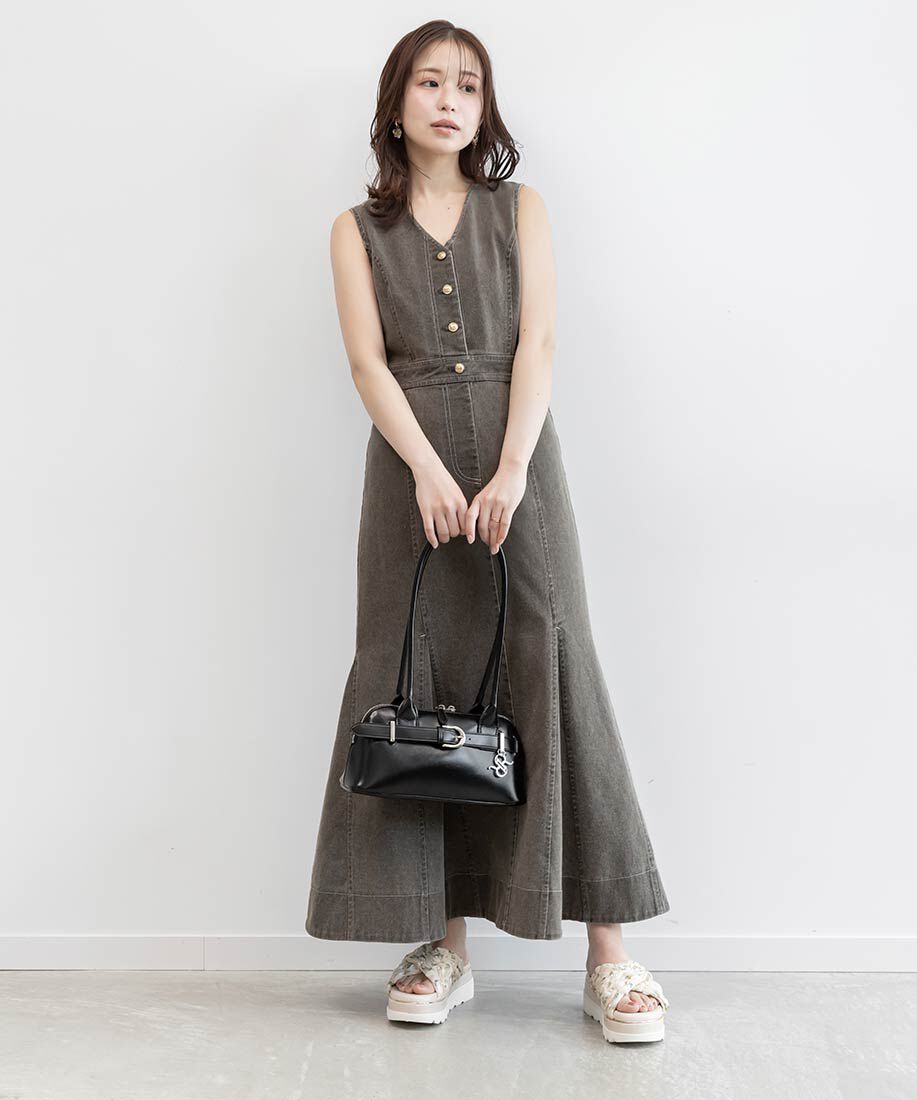  「【Lemon Collection】レモンプリントシャーリングベルトサンダル」|サンダル|