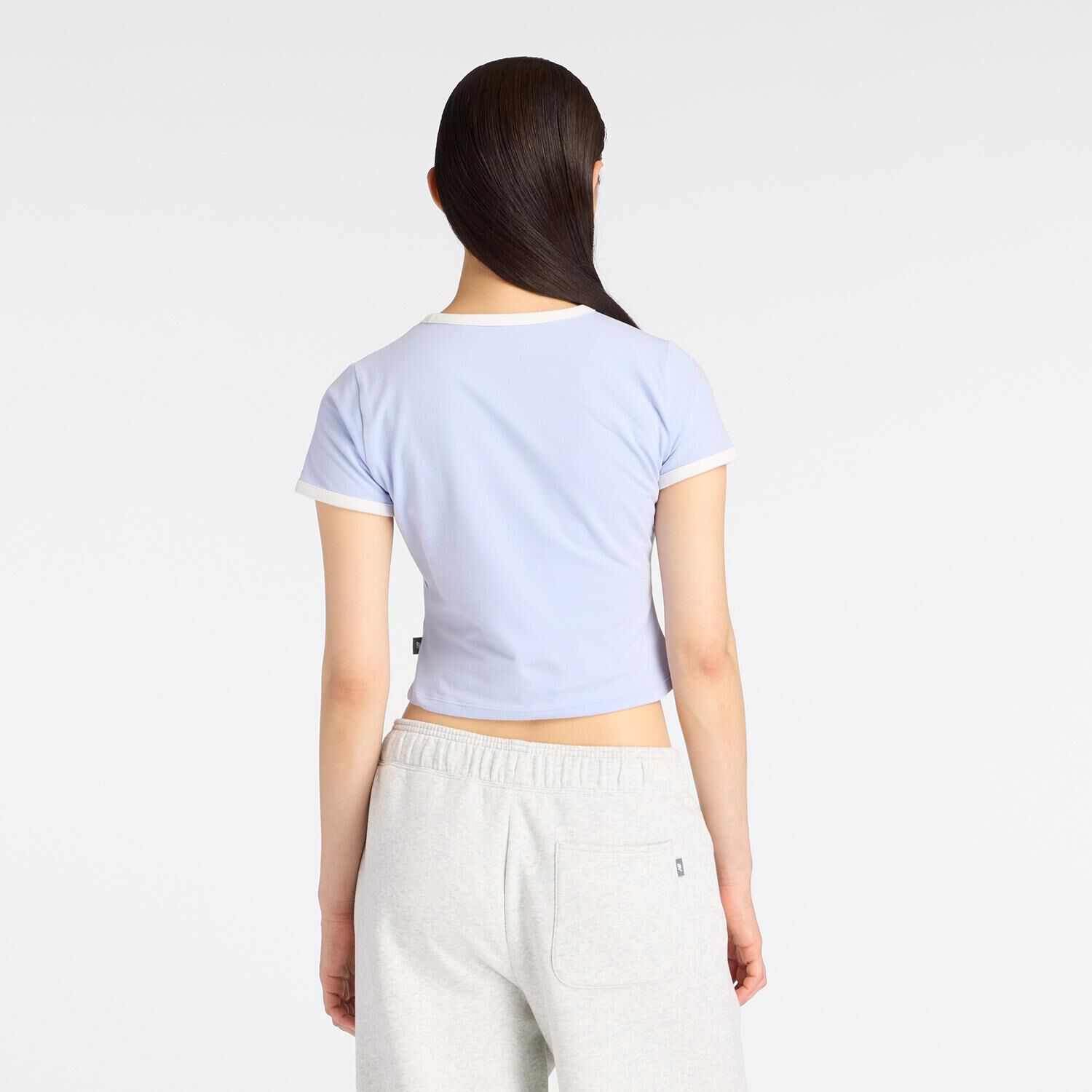 NEW BALANCE 「【NEW BALANCEｳｪｱ】W ﾘﾆｱﾍﾘﾃｰｼﾞﾘﾝｶﾞｰT」|Tシャツ・カットソー|