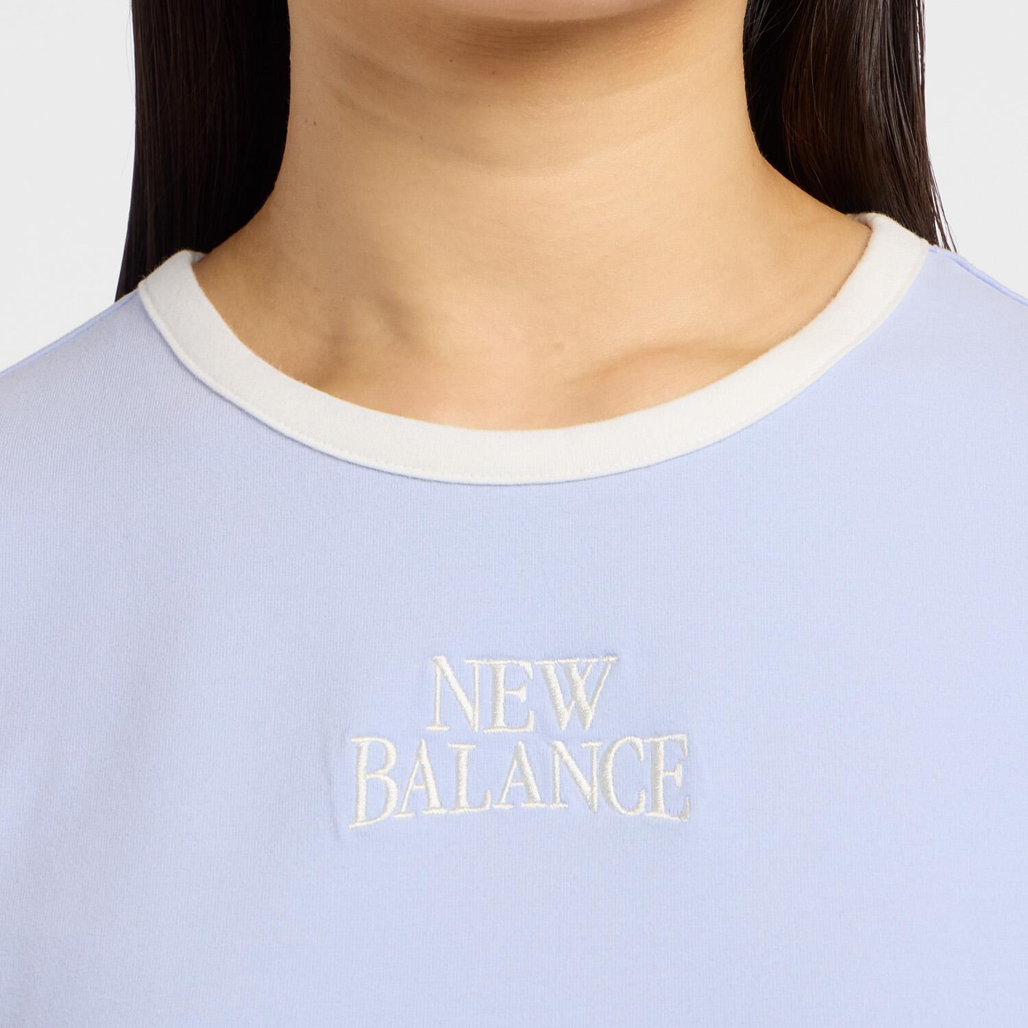 NEW BALANCE 「【NEW BALANCEｳｪｱ】W ﾘﾆｱﾍﾘﾃｰｼﾞﾘﾝｶﾞｰT」|Tシャツ・カットソー|