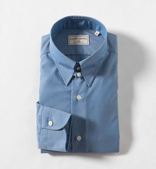 UNITED ARROWS「イージーケア AG シャンブレー タブカラー ドレスシャツ -抗菌防臭-」|シャツ・ブラウス|COBALT