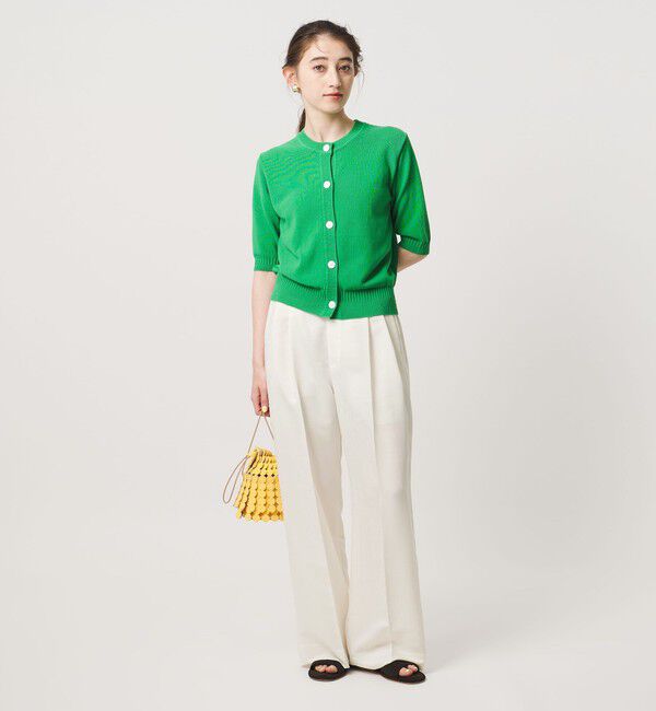 UNITED ARROWS「バンダナ 2タック ワイドパンツ ‐ウォッシャブル‐」|チノ|