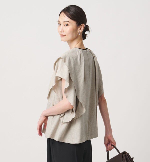 UNITED ARROWS「Spiree IAS フレア ブラウス ‐接触冷感 UVカット ウォッシャブル‐」|シャツ・ブラウス|