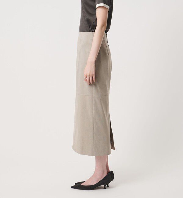 UNITED ARROWS「モク タイト ロングスカート ‐ウォッシャブル‐」|タイト|
