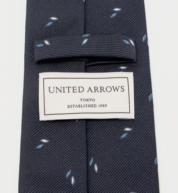 UNITED ARROWS「スモールリーフ ジャガード ネクタイ」|ネクタイ・蝶ネクタイ|
