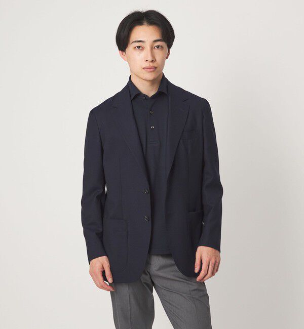 UNITED ARROWS green label relaxing「REDA MESH 無地 2B RG ジャケット」|テーラードジャケット|